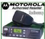 motorola gm950 25 watt uhf mobile radio & antenna